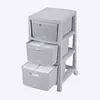 Cajonero Rimax Fique 3 Gavetas Gris Hielo