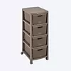 Cajonero Rimax Fique 4 Gavetas Mocca