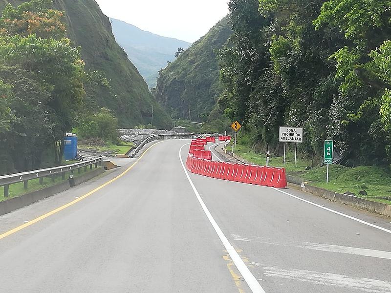 Cierres Vía al Llano Informe Coviandina