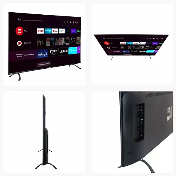 Televisor Challenger 50" Androidtv Uhd Smarttv Bt T2