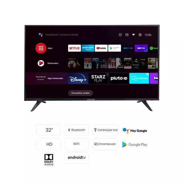Televisor Challenger 58" Androidtv Uhd Smarttv Bt