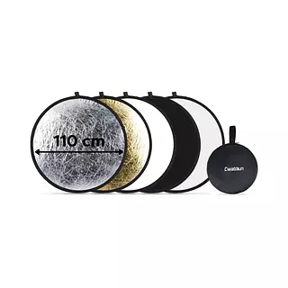 Flex Reflector Luz 110cm Flash 5 En 1 Para Fotografia