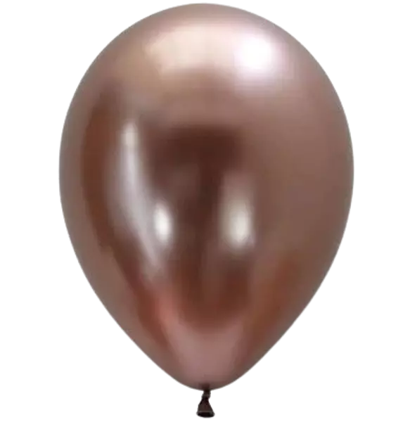 Globo R-12x12 Cromado Oro Rosa