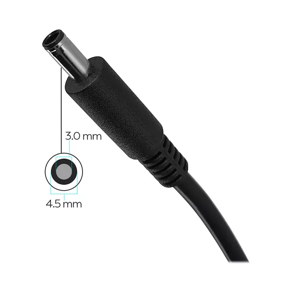 Cargador Para Portátil Dell 19v 3,34a Punta Aguja 4,5 * 3,0