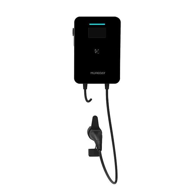 Cargador Ev Tipo 1 Wallbox Moreday 7kw 110-240v/32a Negro