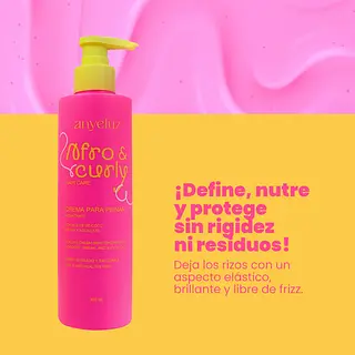 Crema Para Peinar Hidratante Curly Y Afro