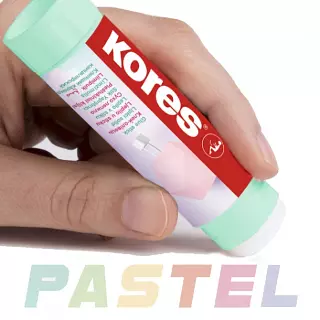 Pegante Barra 40 Grs Pastel Kores