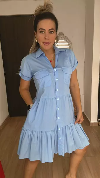 Vestido Azul Bebe – Elegancia Y Estilo Dulce