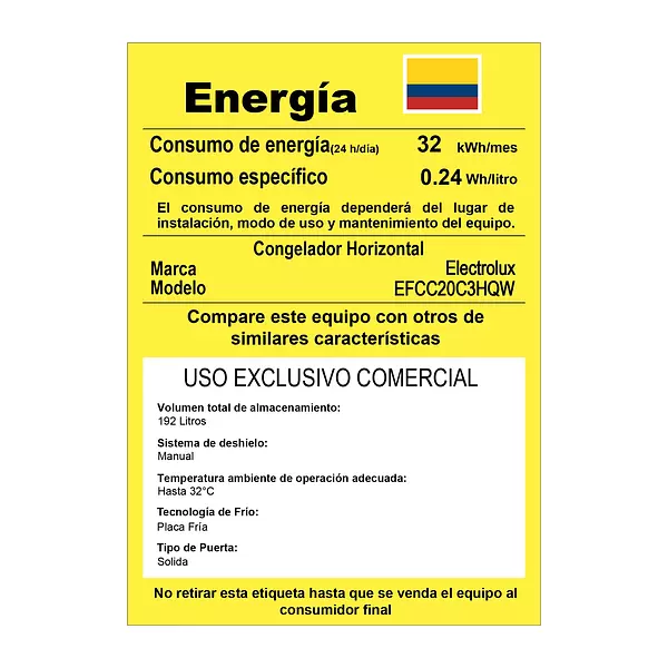 Congelador Horizontal Electrolux 200l Blanco Funcion Turbo