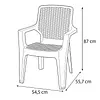 Silla Colplast Reggina Rattan