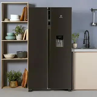 Nevecón Electrolux Side By Side No Frost 529l Inverter Negro