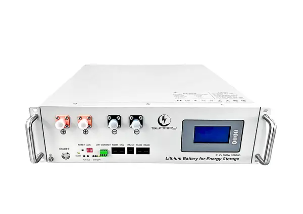 Batería Sunray Litio Rack 51,2v 100ah Con Pantalla Lcd