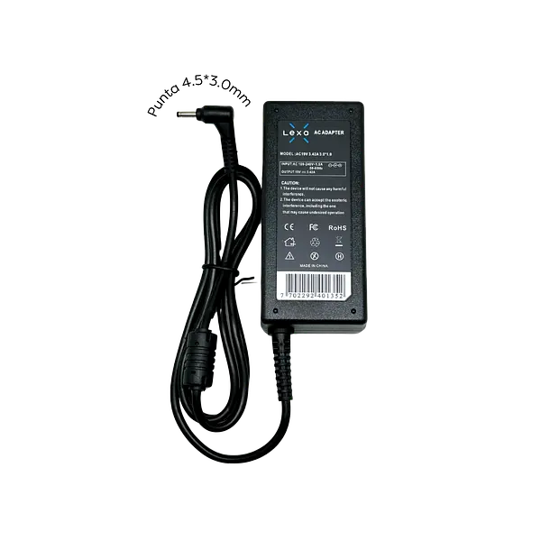 Cargador Portatil Asus 19v Punta 4.5 *3.0 Lexa