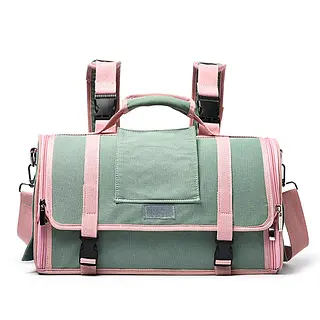 Cargador en Lona Pastel