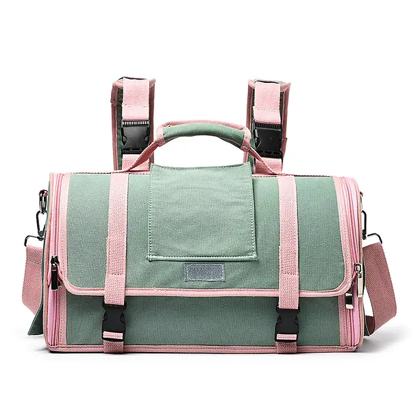 Cargador en Lona Pastel
