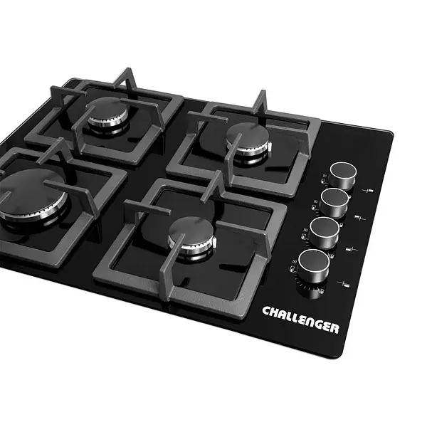 Estufa De Empotrar Challenger Vidrio Negro 60 Cm Sq6759