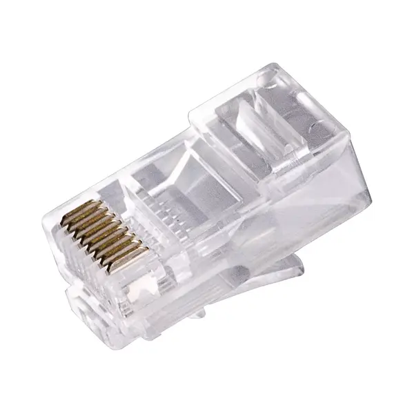 Conector Rj45 Cat6 X 100 Unidades Lexa Transparente