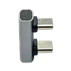 Conversor Dual Typec C 40 Gbps 240w Uhd 8k