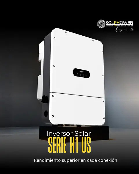 Inversor Híbrido H1 Us Fox Ess 3.8 / 5.7 / 7.6 / 9.4/ 11.4kw