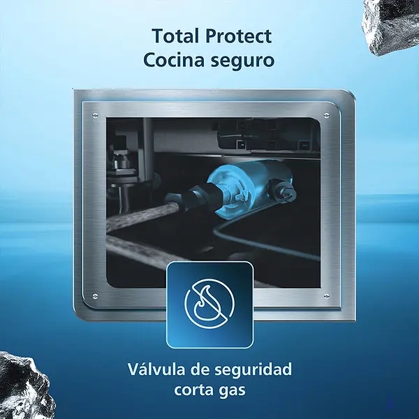 Estufa Mabe Con Horno 52 Cm Gas Inox-Negro