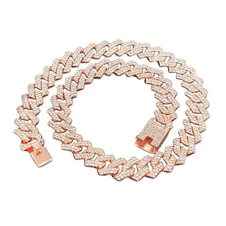 Cadena Eslabon Rosa