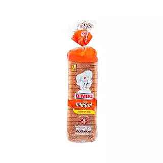Pan Tajado Integral Bimbo Grande