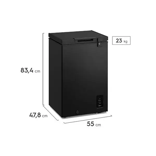Congelador Electrolux 95l Frost Inverter Negro