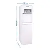 Dispensador De Agua De Piso 3 Llaves Blanco Mabe