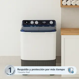 Lavadora Semiautomática 11 Kg Blanca Mabe