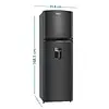 Nevera Mabe No Frost 267 L Brutos Black Steel Mabe