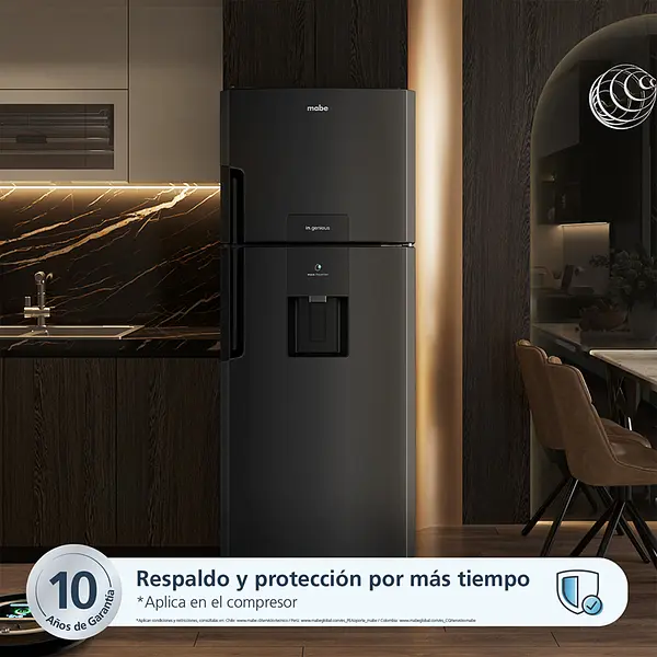 Nevera Mabe No Frost 415 L Brutos Grafito