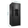 Nevera Mabe No Frost 415 L Brutos Black Steel