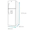 Nevera Mabe No Frost 313 L Brutos Grafito