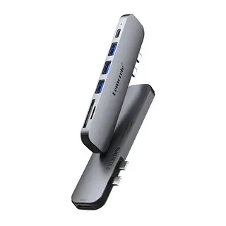 Adaptador Hdmi Thunderbolt 4k Usb 3.0 Mosible-C Hub 7 In 1