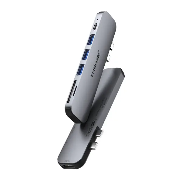 Adaptador Hdmi Thunderbolt 4k Usb 3.0 Mosible-C Hub 7 In 1