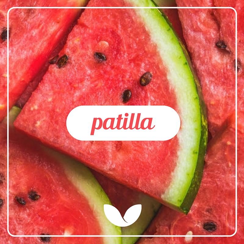 La jugosa y siempre roja patilla