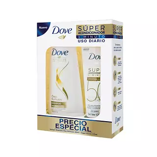 Shampoo + Acondicionador Dove Reconstrucción Completa