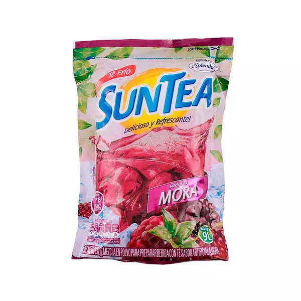 Refresco de Polvo Suntea Sabor A Mora