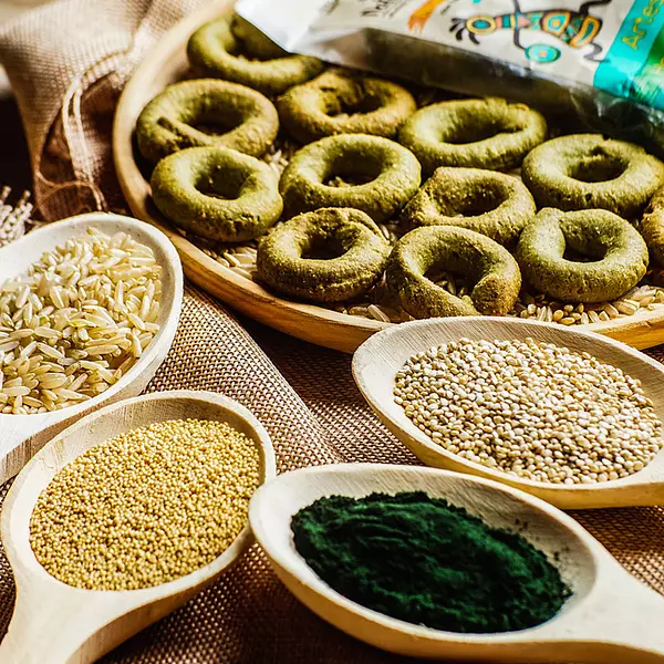 Rosquillas + Spirulina Naturela 12 Unidades 40g C/U