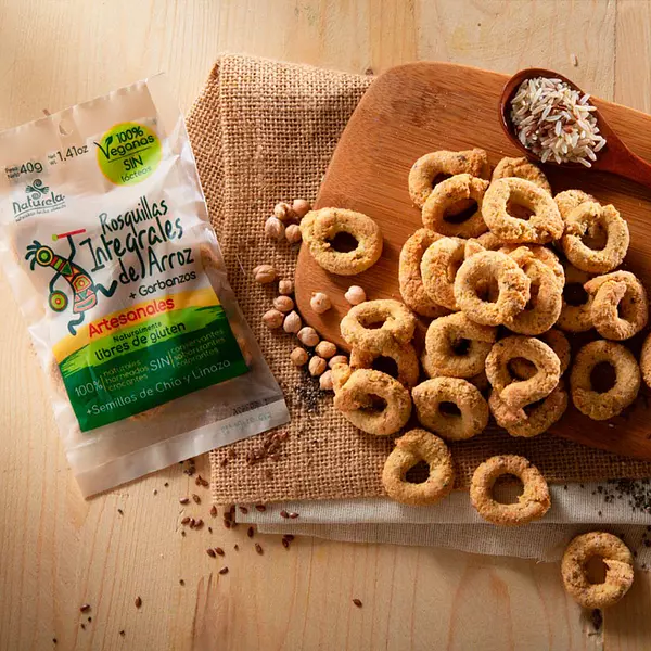 Rosquillas Veganas Naturela 6 Unidades 40g C/U