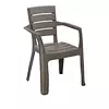 Silla Rimax Barú Con Brazos Mocca