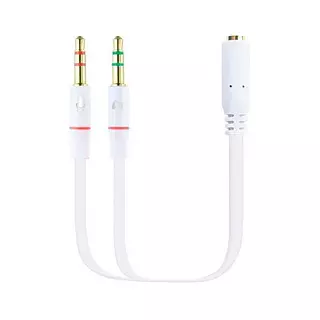 Cable Audio Plug 3.5 Mm Hembra A 2x 3.5 Mm Macho